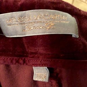 Size 20 velvet pants